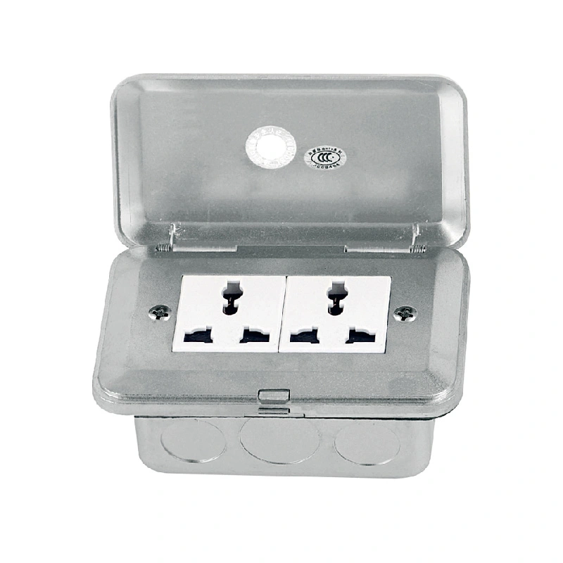 Pop Up Τύπος Double Socket Floor Box